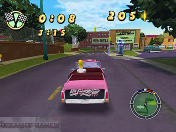 Simpsons Hit and Run - Jeu Gamecube - Image 3
