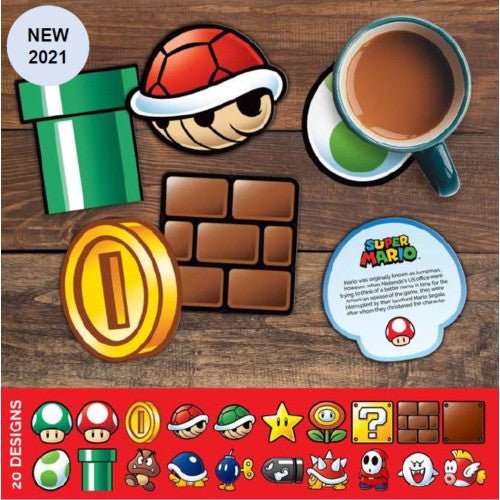 Factoid Coasters Super Mario - Retro vGames