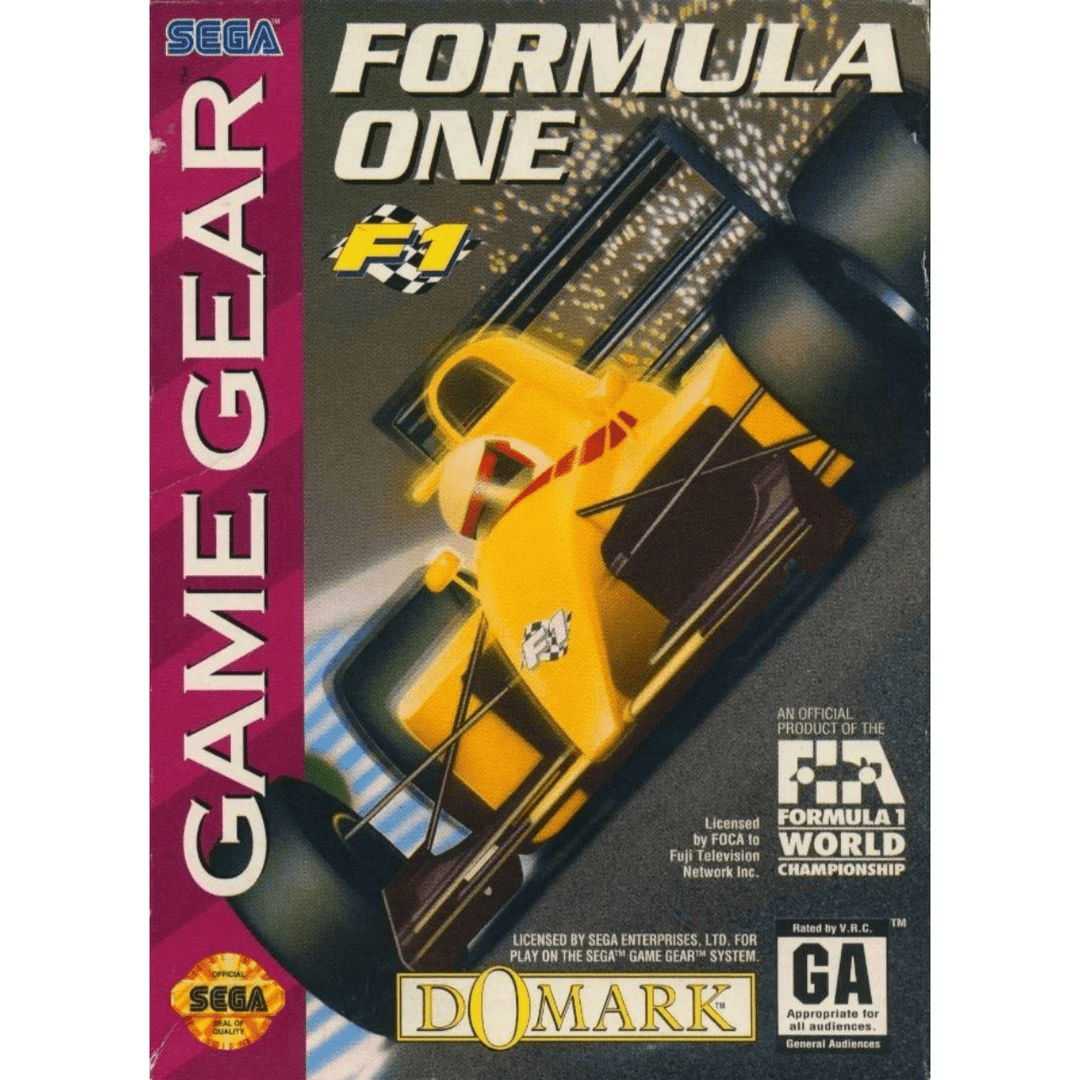 Formula one - Sega Game Gear - Retro vGames