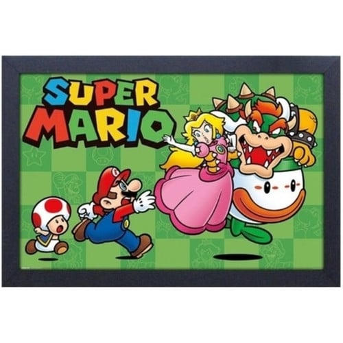 Framed Prints 11 x 17 - Super Mario - Chase - Retro vGames