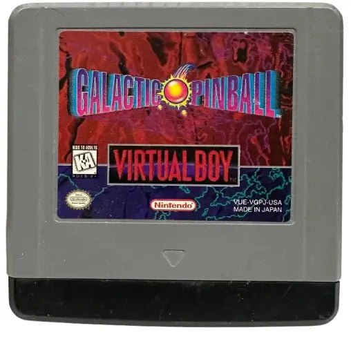 Galactic Pinball - Virtual Boy Game - Retro vGames