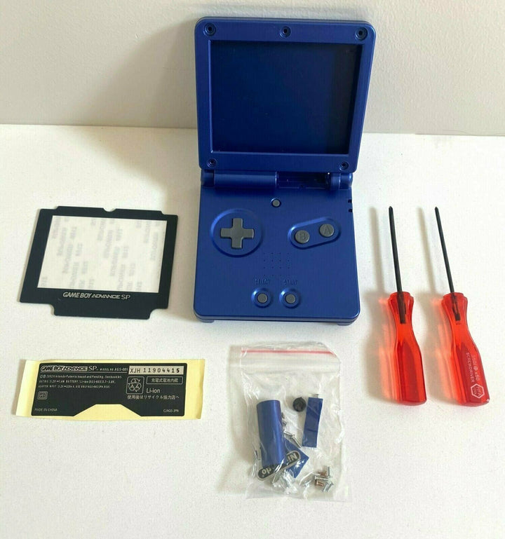 Game Boy Advance SP Replacement Housing - Cobalt Blue - Retro vGames