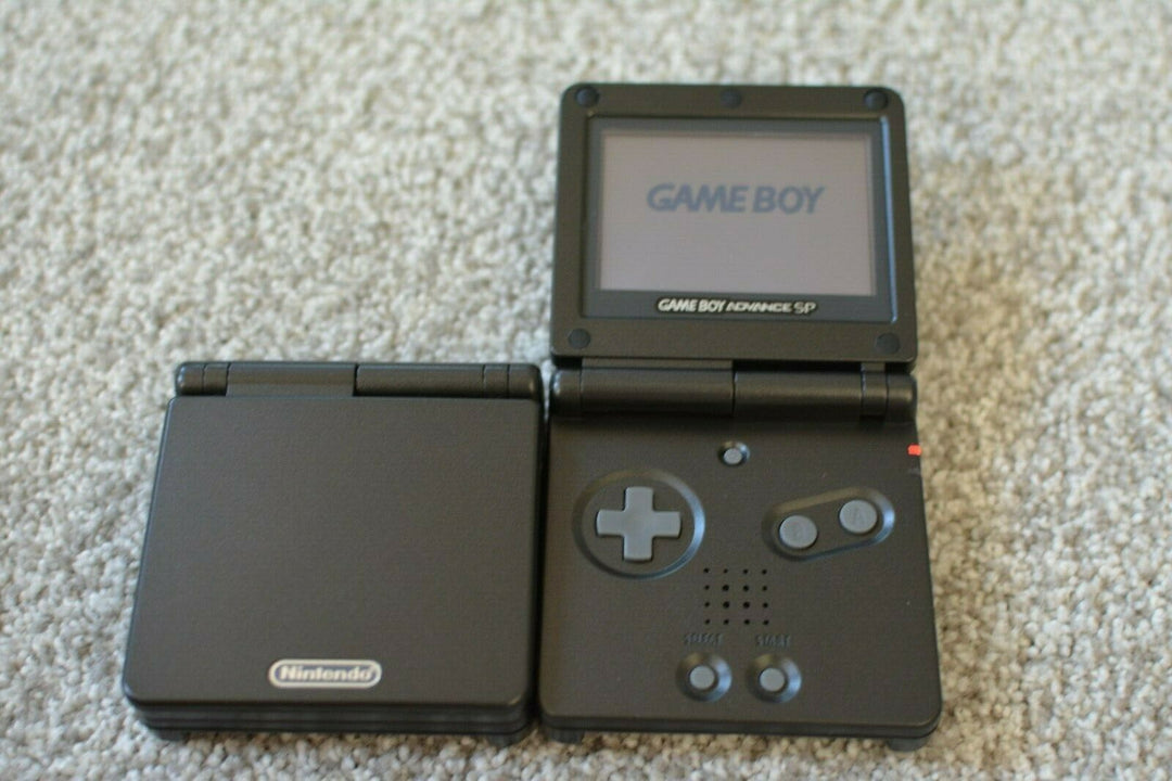 Game Boy Advance SP Replacement Housing - Onyx Black - Retro vGames