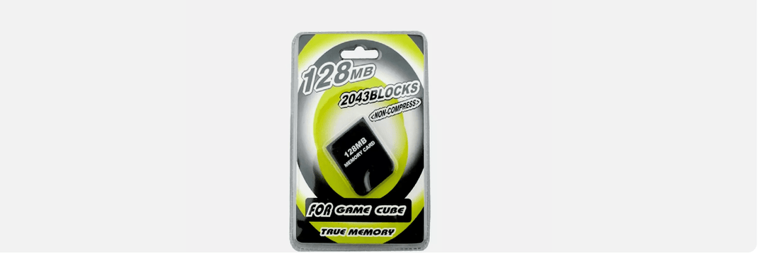 Gamecube Memory Card 128MB (New) - Retro vGames