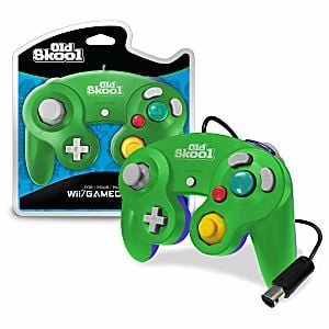 Gamecube / Wii Controller (Green/Blue) - Retro vGames