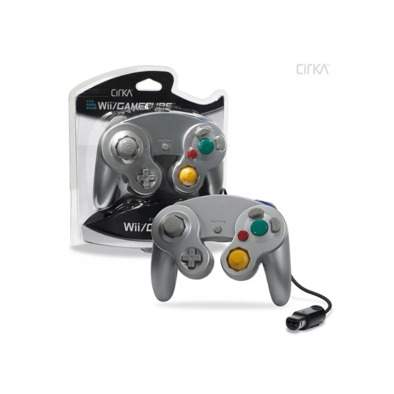 Gamecube / Wii Controller - Silver - Retro vGames