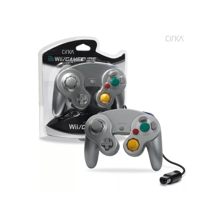 Gamecube / Wii Controller - Silver - Retro vGames