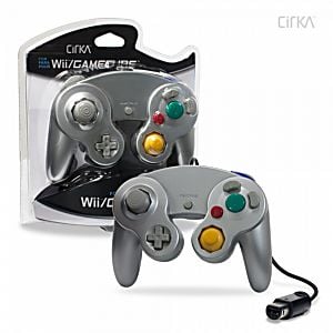 Gamecube / Wii Controller - Silver - Retro vGames