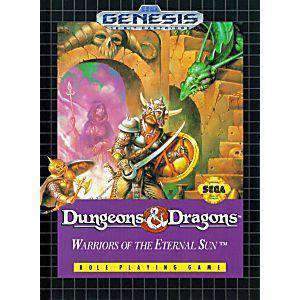 Dungeons and Dragons Warriors of the Eternal Sun - Genesis Game | Retrolio Games