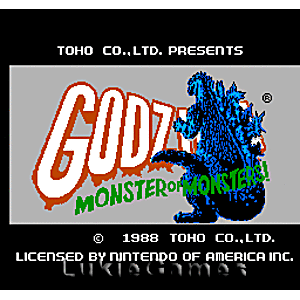 Godzilla - NES Game | Retrolio Games