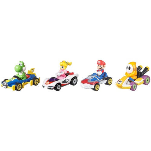 Hot Wheels Mario Kart 4-Pack Bundle - Series 2 (GWB38) - Retro vGames