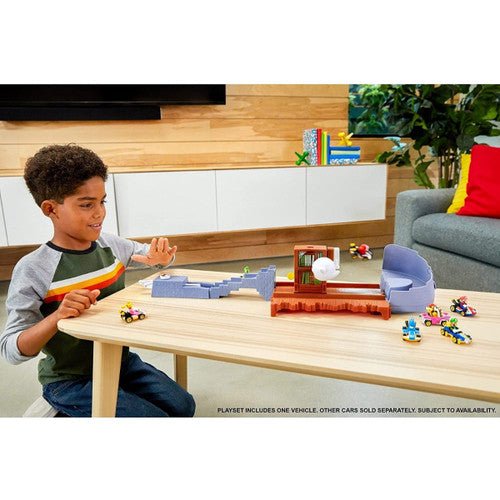 Hot Wheels Mario Kart Boo's Spooky Sprint Track Set - Retro vGames