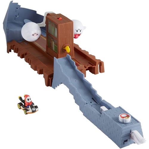 Hot Wheels Mario Kart Boo's Spooky Sprint Track Set - Retro vGames
