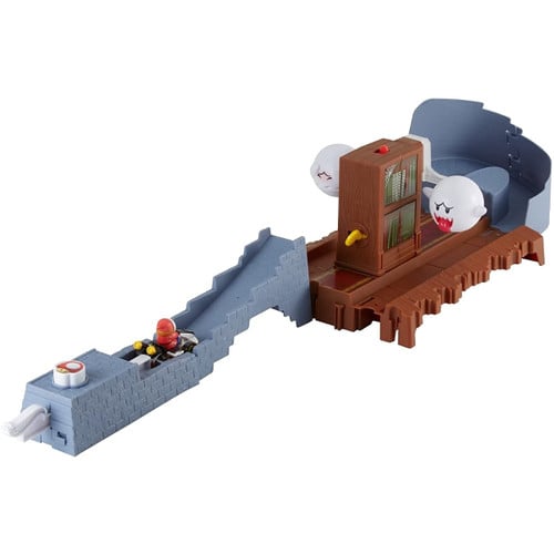Hot Wheels Mario Kart Boo's Spooky Sprint Track Set - Retro vGames