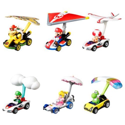 Hot Wheels Mario Kart - Gliders Assorted (8) - Retro vGames