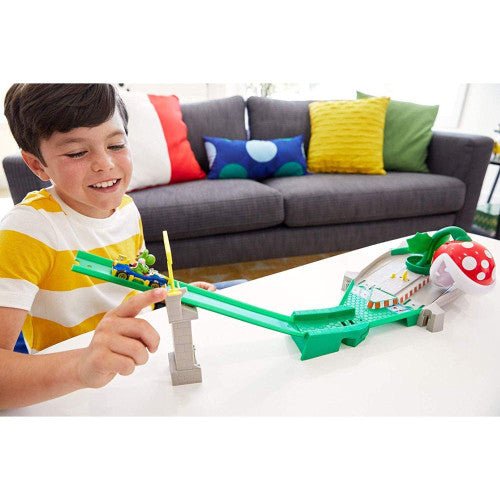 Hot Wheels Mario Kart Piranha Plant Slide Track Set - Retro vGames