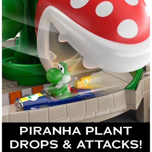 Hot Wheels Mario Kart Piranha Plant Slide Track Set - Image 2