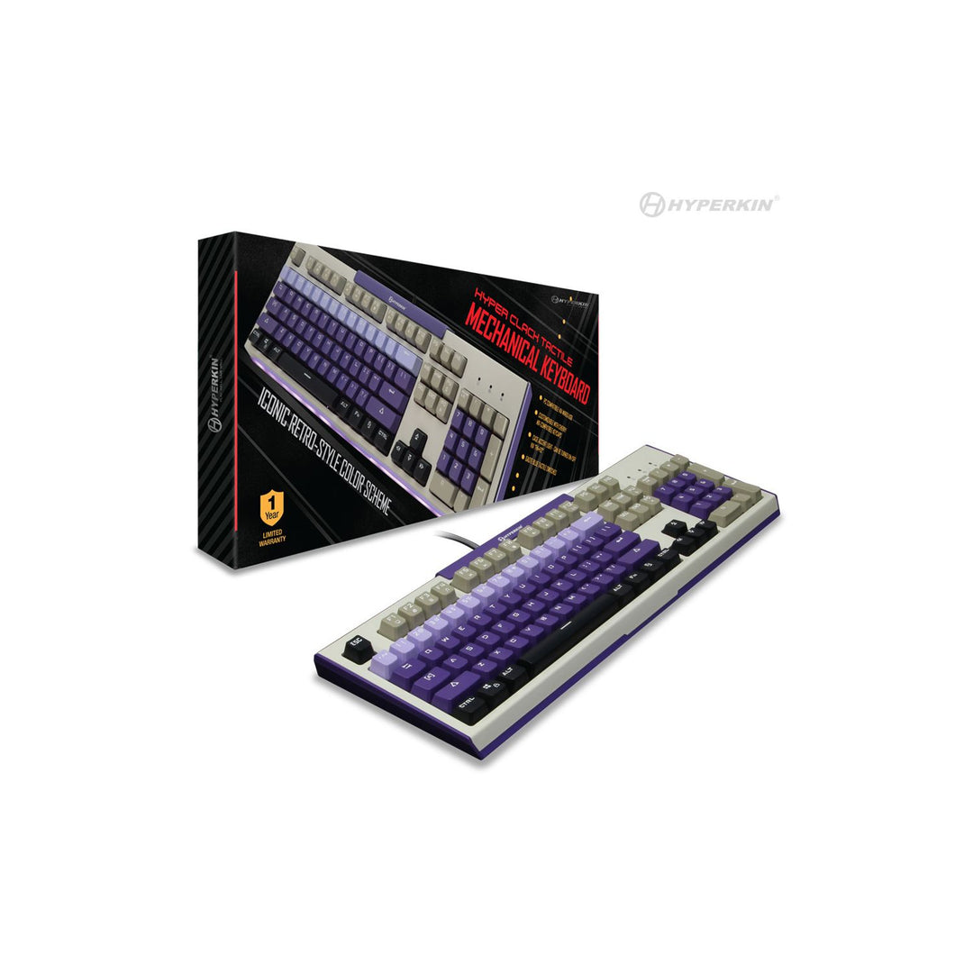 Hyper Clack Tactile Mechanical Keyboard for PC/Mac - Retro vGames