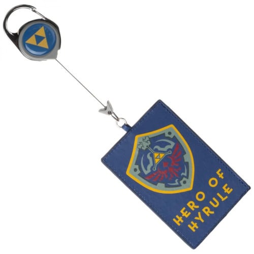 Lanyard: Zelda Sheild Retractable ID - Retro vGames