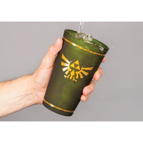 Legend Of Zelda: Hyrule Crest Glass - Retro vGames