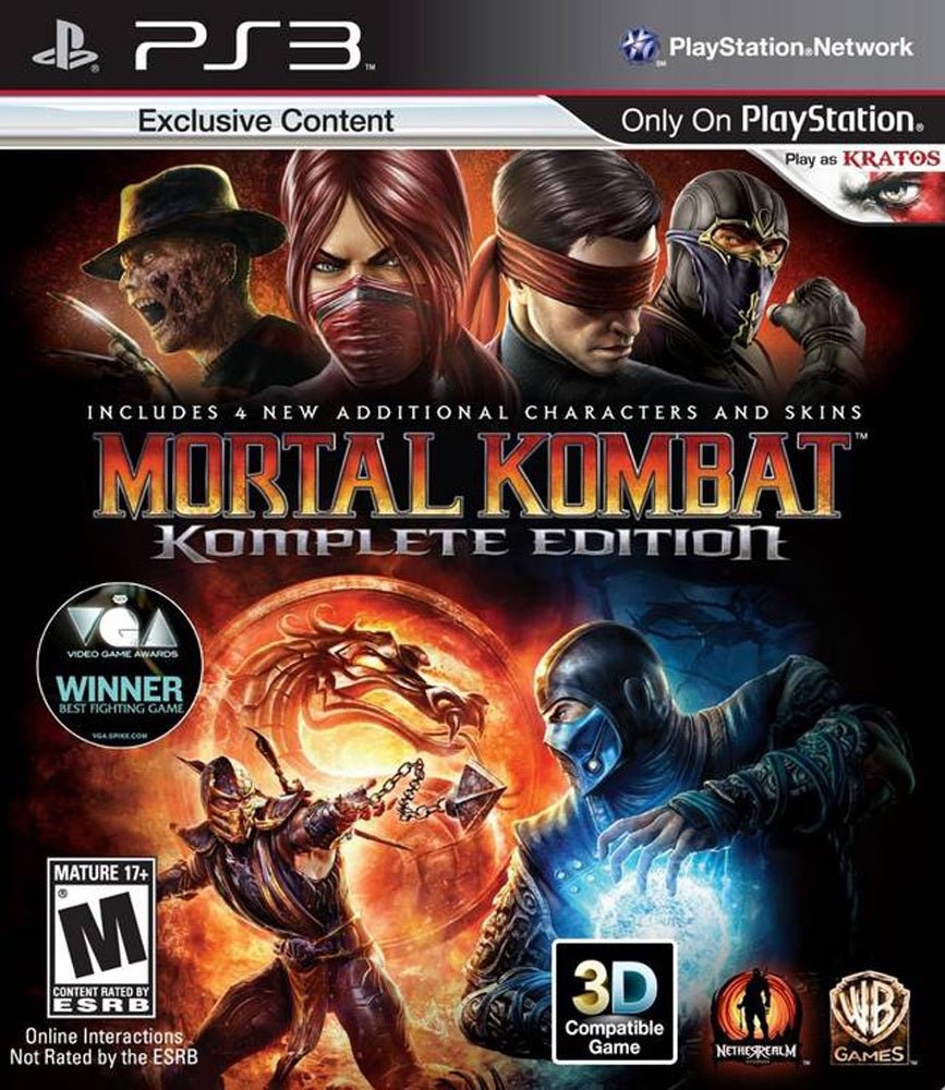 Mortal Kombat Komplete Edition – PS3 Game - Retro vGames