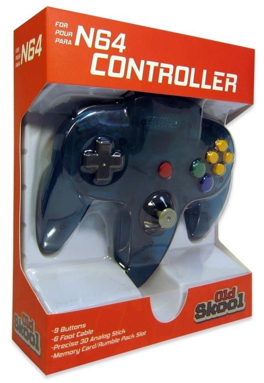 N64 Controller Clear Turquoise - Retro vGames