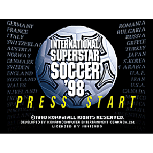 International Superstar Soccer '98 - N64 Game - Image 2