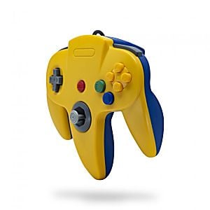 New N64 Controller - Yellow / Blue - Retro vGames