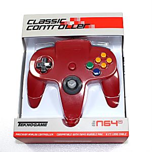 NEW Nintendo 64 N64 Red Controller - Retro vGames