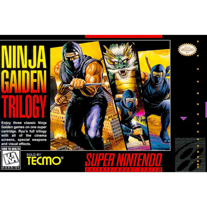 Ninja Gaiden Trilogy - SNES Game - Retro vGames