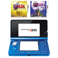 Nintendo 3DS Console Bundle: Ocarina of Time 3D + Majora’s Mask 3D