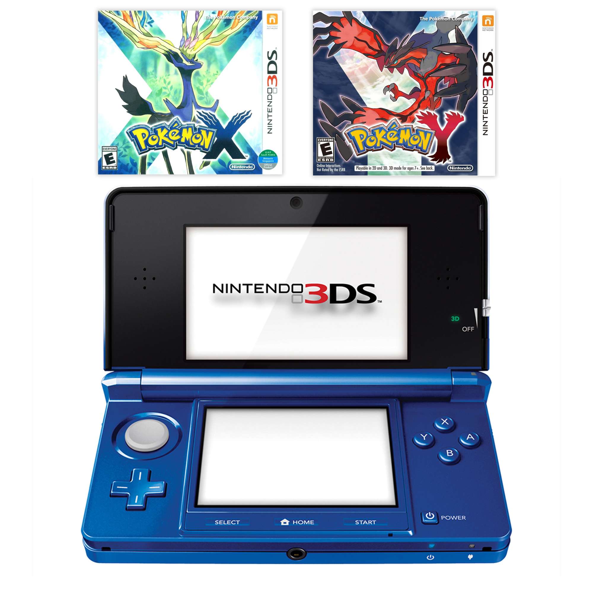 Fully Restored Nintendo 3DS Bundle: Pokémon X & Y - Retro vGames