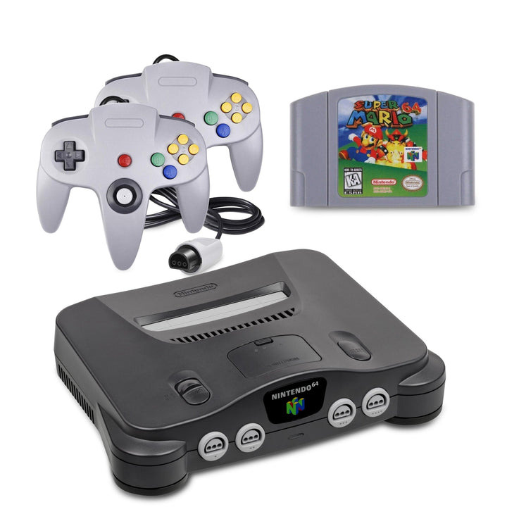 Nintendo 64 Console Bundle: Super Mario 64 - Retro vGames