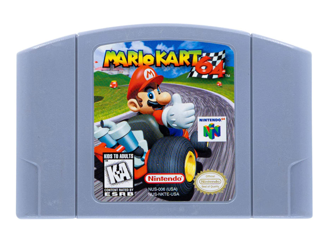 Nintendo 64 Console: Mario Kart 64 & Super Mario 64 - Retro vGames