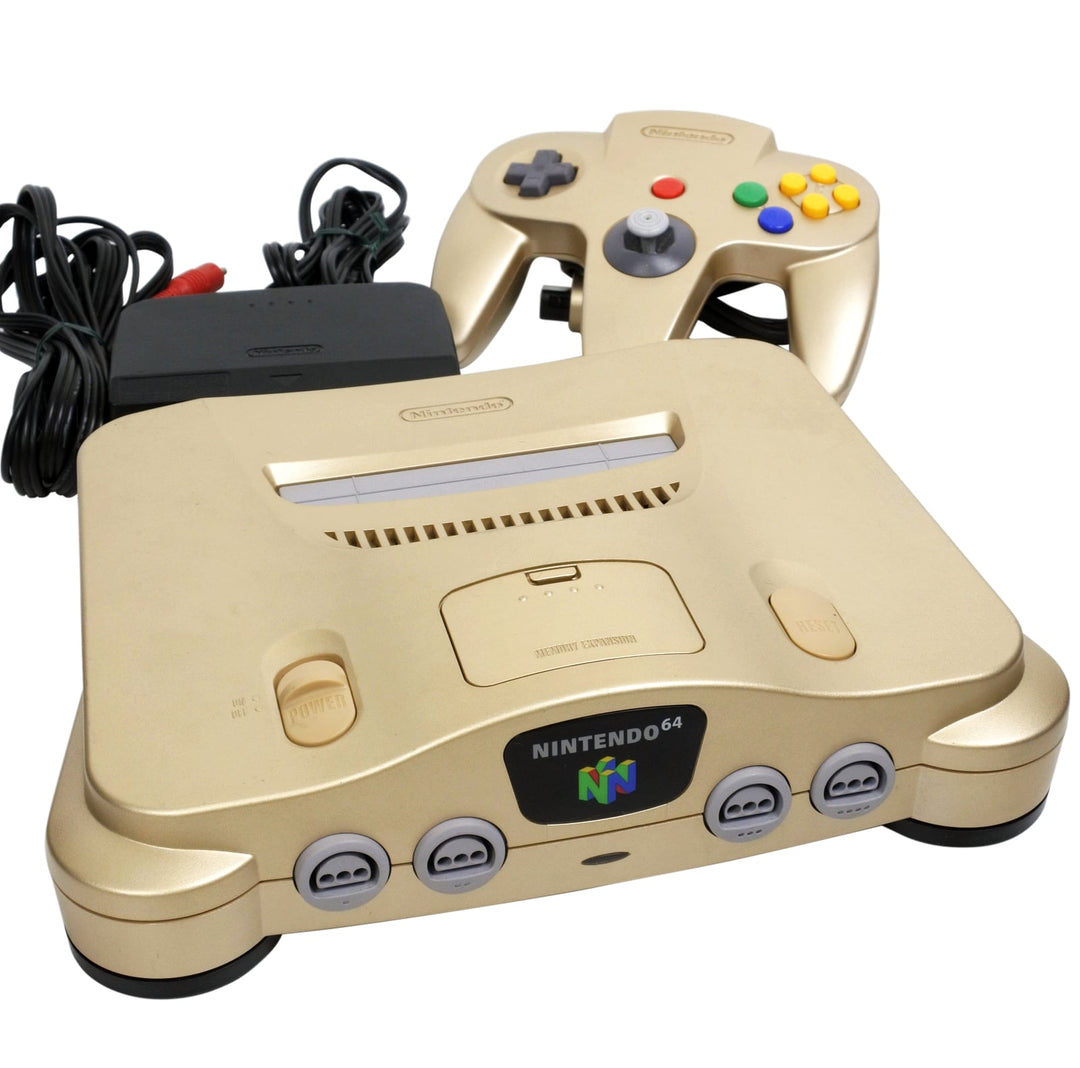 Nintendo 64 Gold Console - Retro vGames
