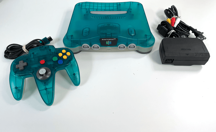 Nintendo 64 Ice Blue Console - Retro vGames