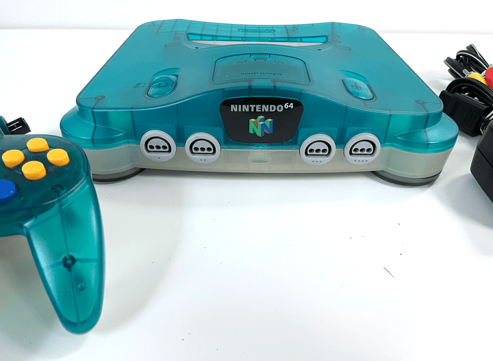 Nintendo 64 Ice Blue Console - Retro vGames