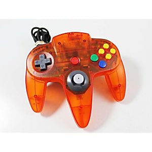 Nintendo 64 N64 Fire Orange Controller - Retro vGames