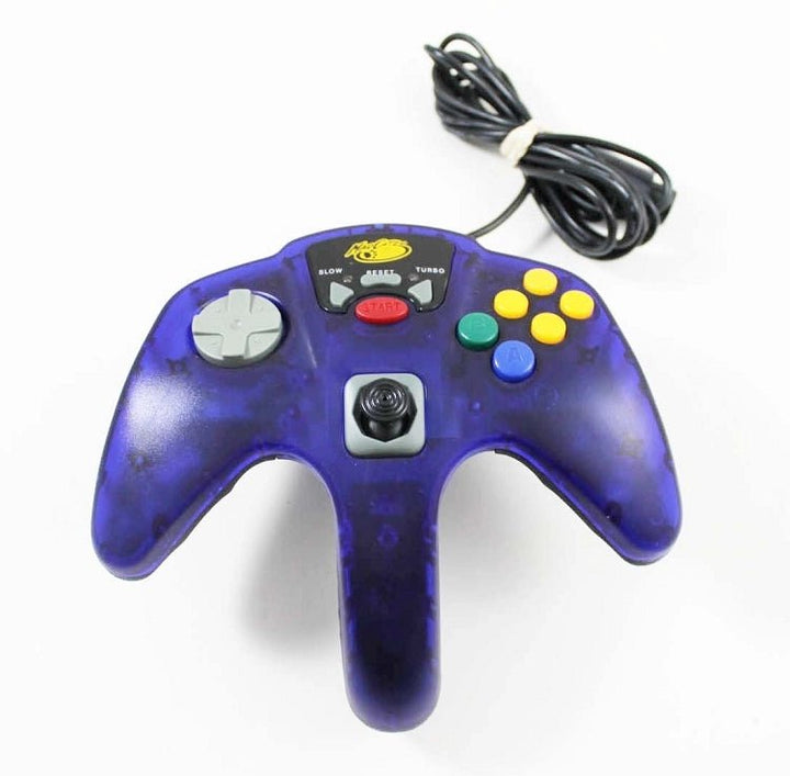 Nintendo 64 N64 Madcatz Clear Purple Controller - Retro vGames