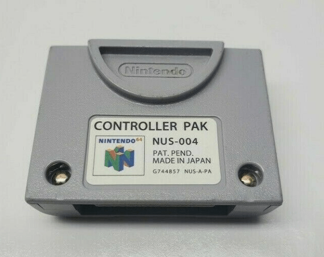 Nintendo 64 N64 Memory Card Controller Pak Official OEM - Retro vGames