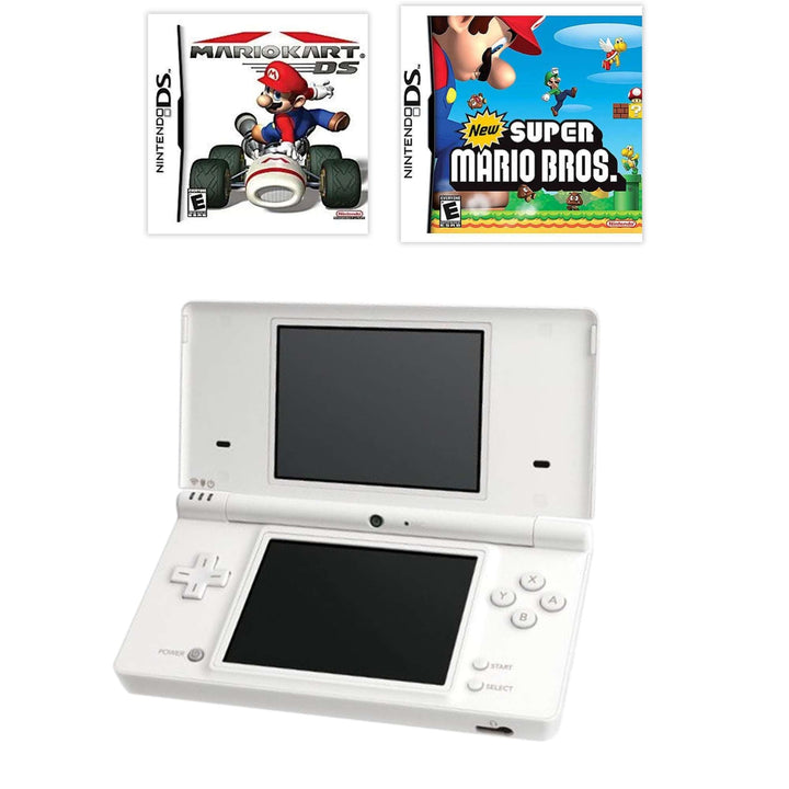 Nintendo DS Lite Console: Mario Kart & New Super Mario Bros - Retro vGames