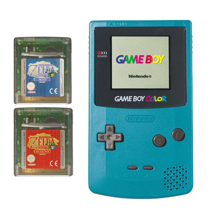 Nintendo Game Boy Color Console: Legend of Zelda Bundle - Retro vGames