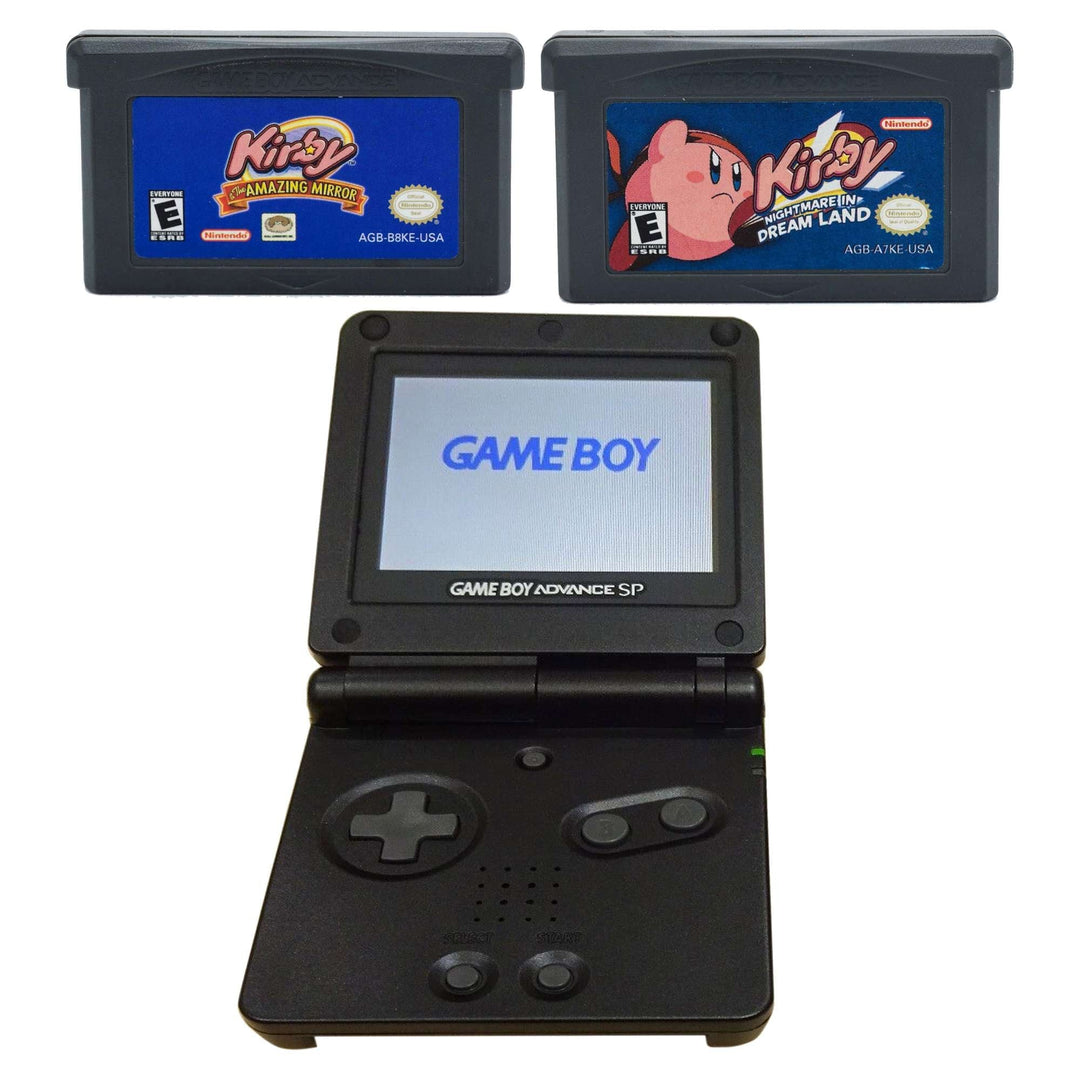 Nintendo Gameboy Advance SP Console: Kirby Bundle - Retro vGames