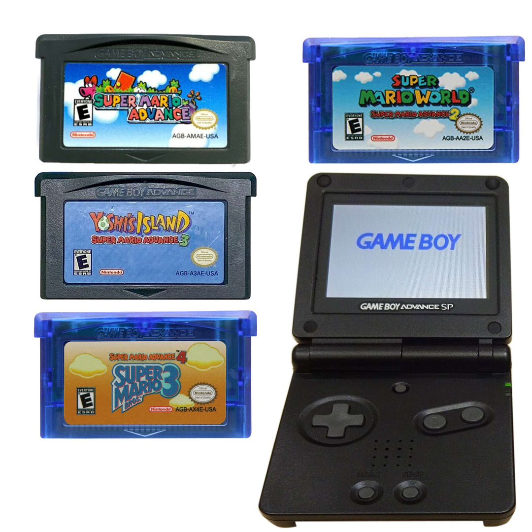 Nintendo Gameboy Advance SP Console: Super Mario Advance Bundle - Retro vGames