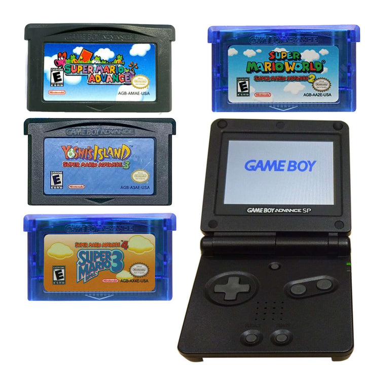 Nintendo Gameboy Advance SP Console: Super Mario Advance Bundle - Retro vGames