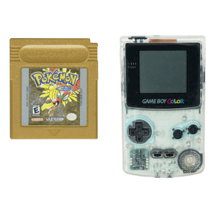 Nintendo Gameboy Color Console: Pokémon Gold - Retro vGames