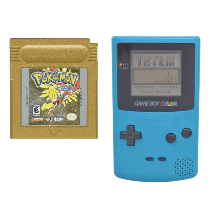 Nintendo Gameboy Color Console: Pokémon Gold - Retro vGames