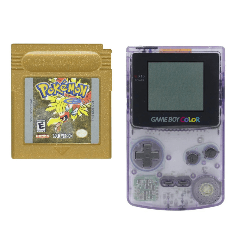 Nintendo Gameboy Color Console: Pokémon Gold - Retro vGames