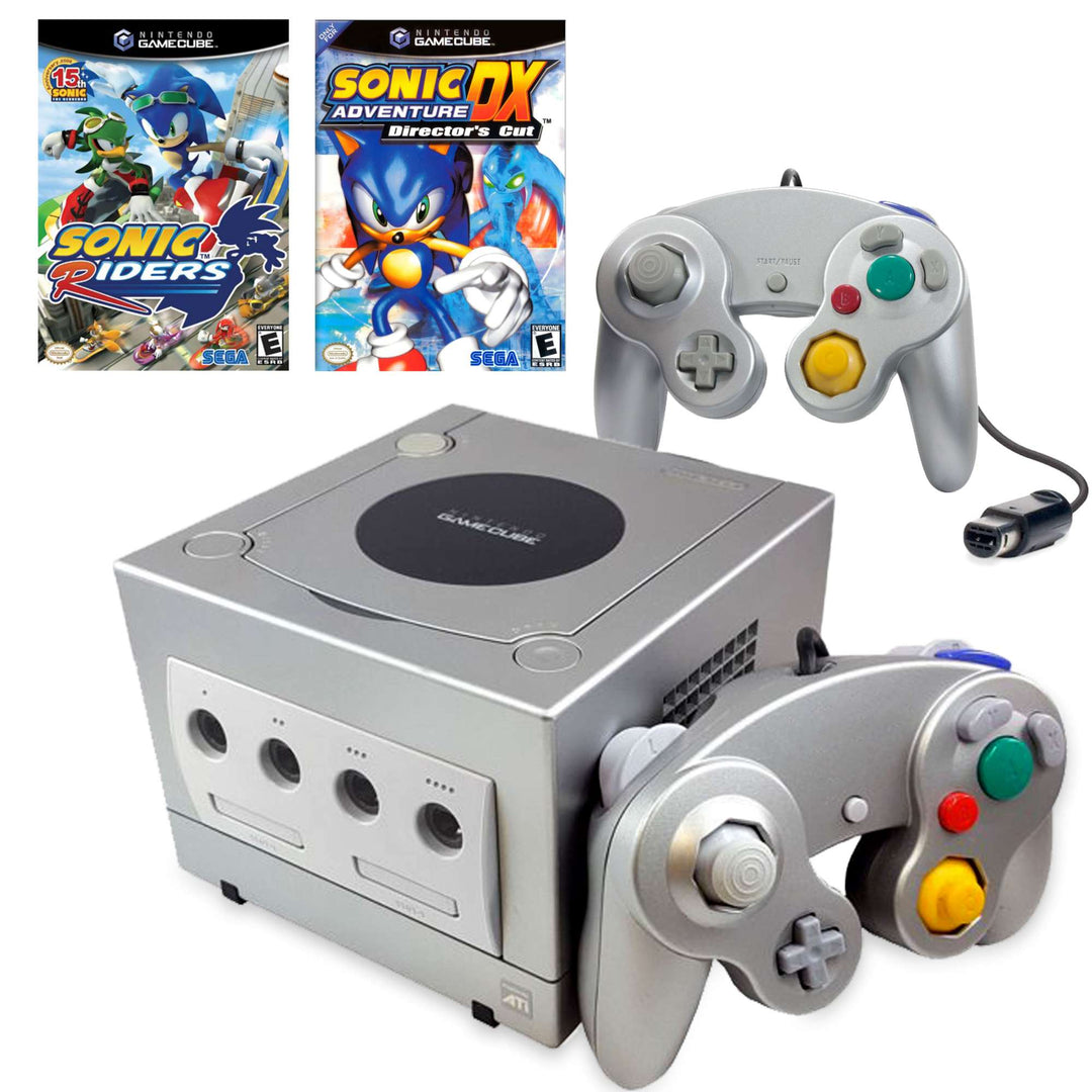 Nintendo Gamecube Console Bundle: Sonic Riders & Sonic Adventure - Retro vGames