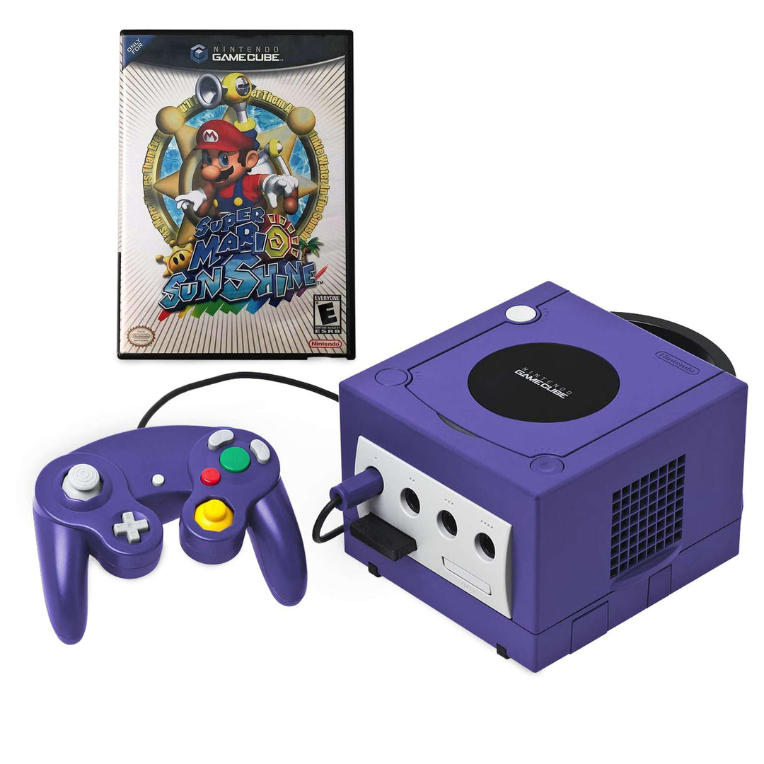 Nintendo Gamecube Console Bundle: Super Mario Sunshine - Retro vGames